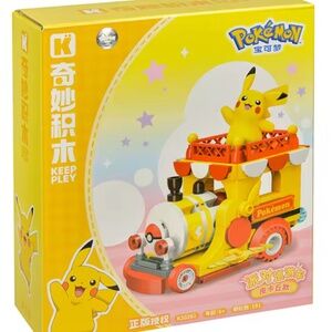 Original Pokemon DIY Assembled Building Blocks Toys - Pikachu Anime Train